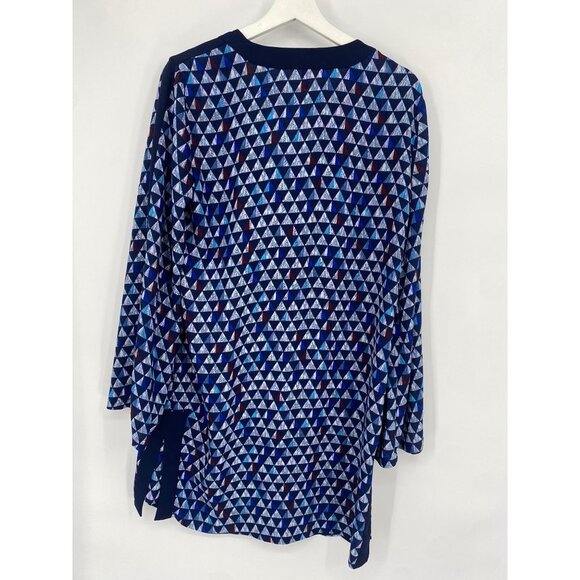 BCBG Max Azria Multi-Colored Patterned Tunic Dress, Size Medium LAGENLOOK LONG S - Picture 4 of 4